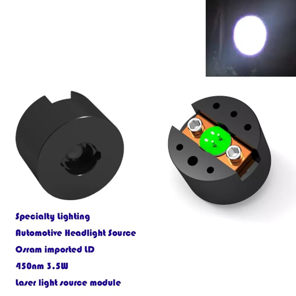 1pc Car High Beam White Laser Module High Power White Laser Strobelight