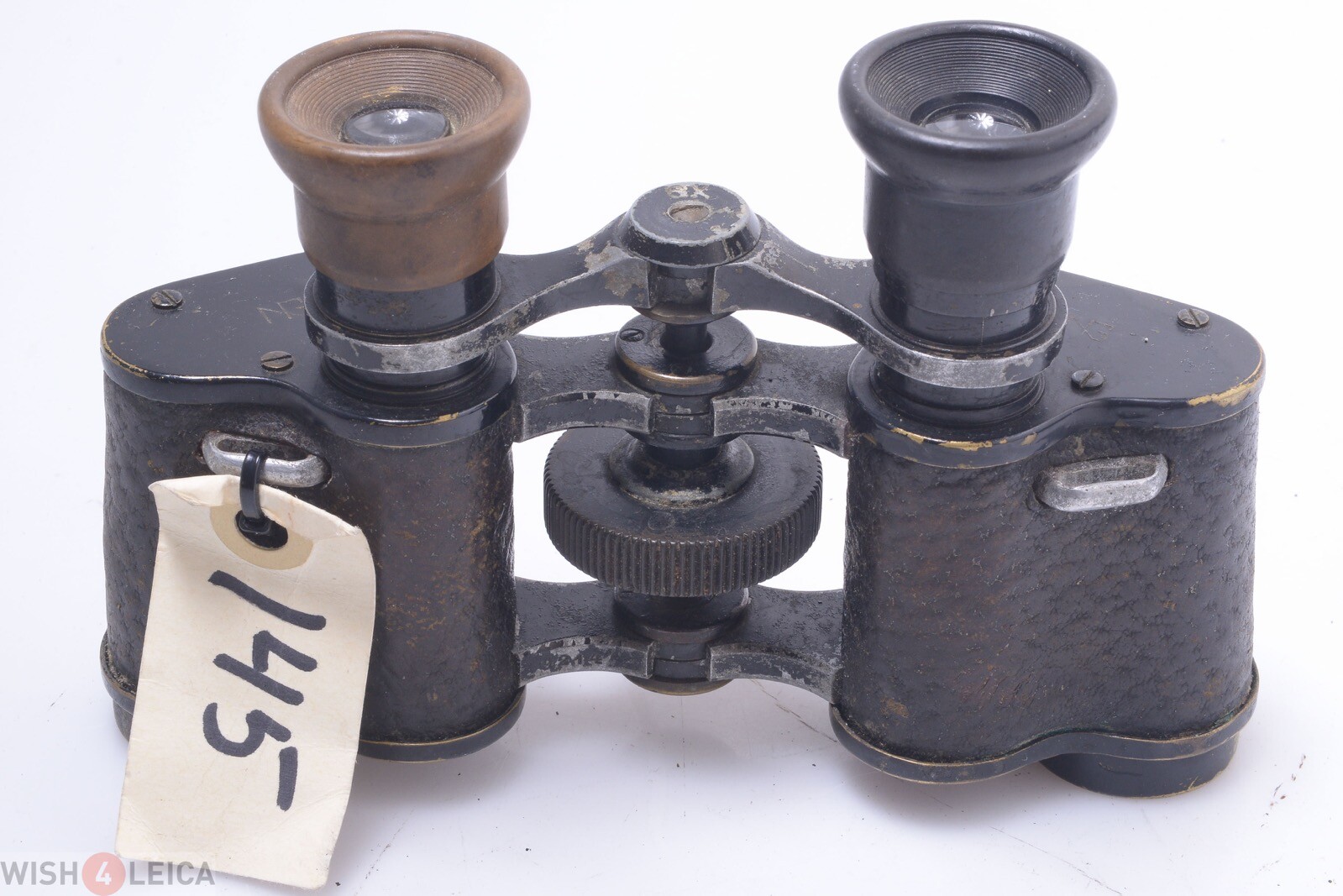 ✅ BINOCULARS GERMAN, ENGLISH, FRENCE? NG ENGRAVED 6X ANTIQUE PRISM MILITAIRY?