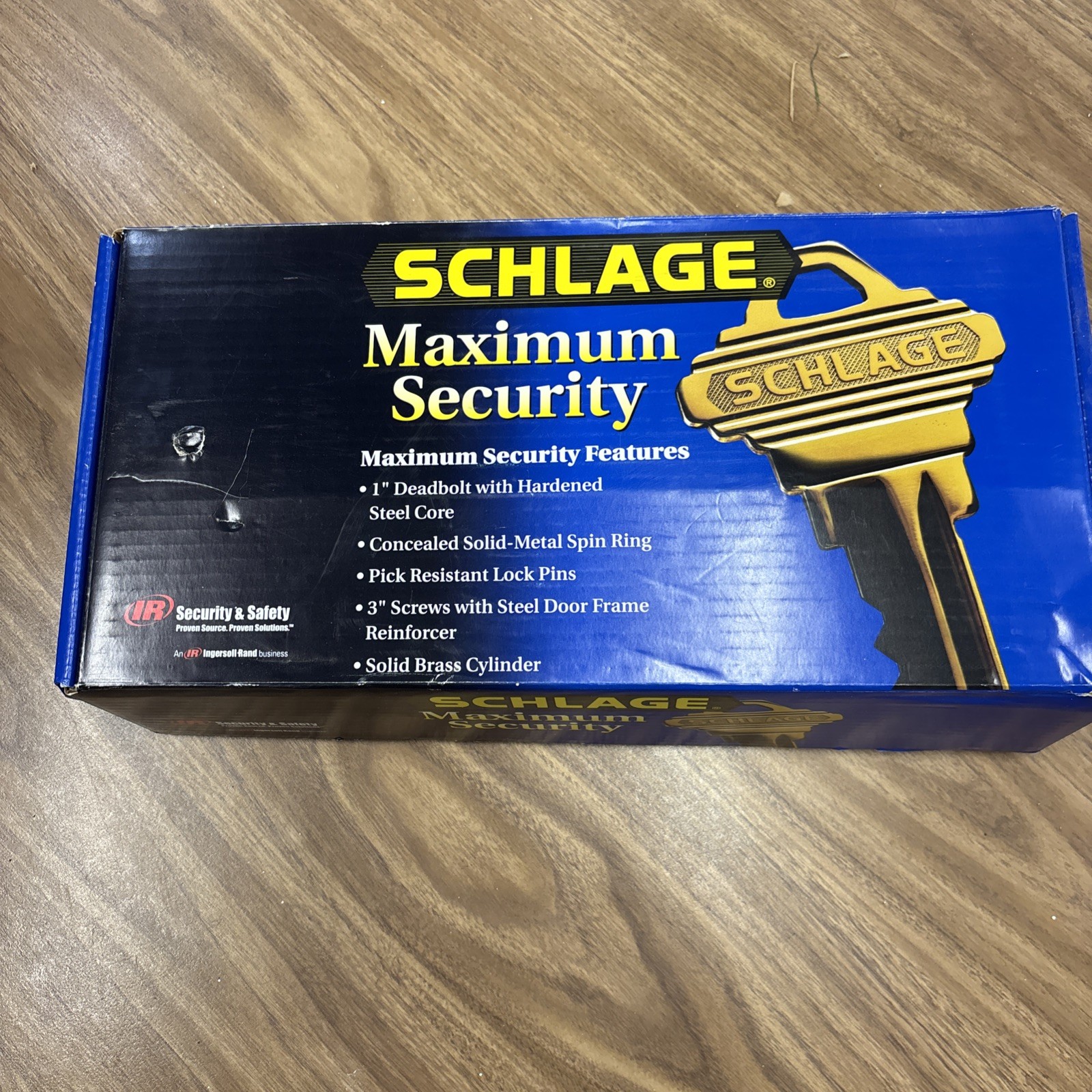 Schlage Entrance Door Handleset - Brushed Nickel