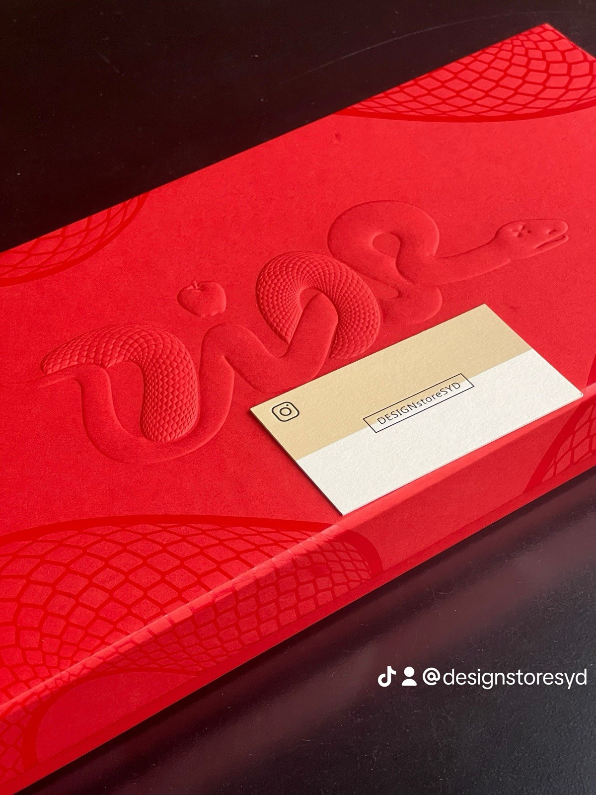 DIOR x Kaws 2025 CNY red snake package box set
