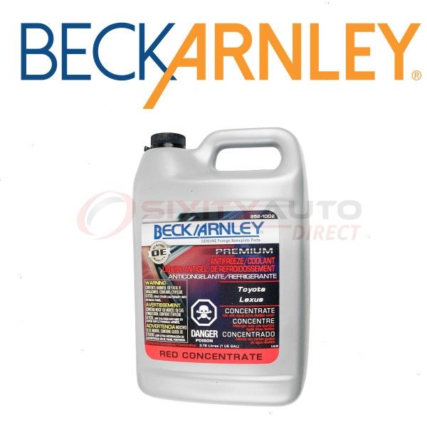 Beck Arnley Engine Coolant Antifreeze for 1995-2004 Toyota Celica 1.8L 2.2L mh