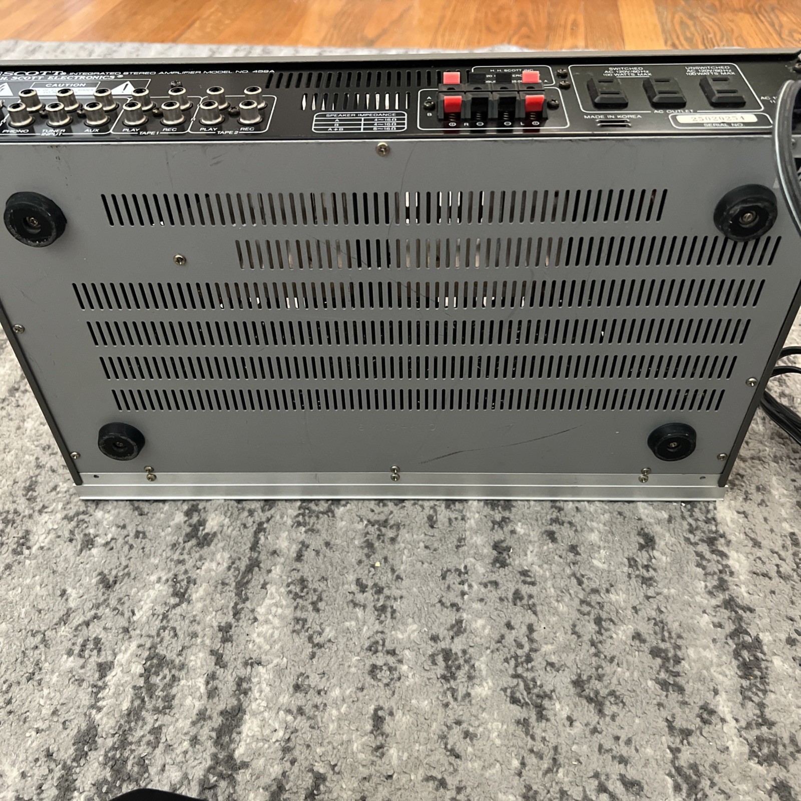 HH Scott 459A Solid State Integrated Stereo Amplifier