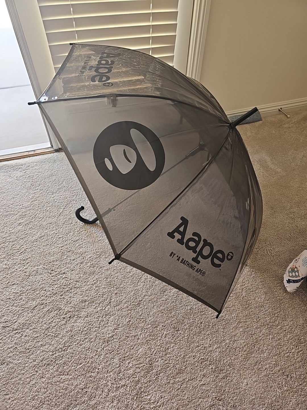 NWT - Rare - AAPE By A bathing APE Black Umbrella