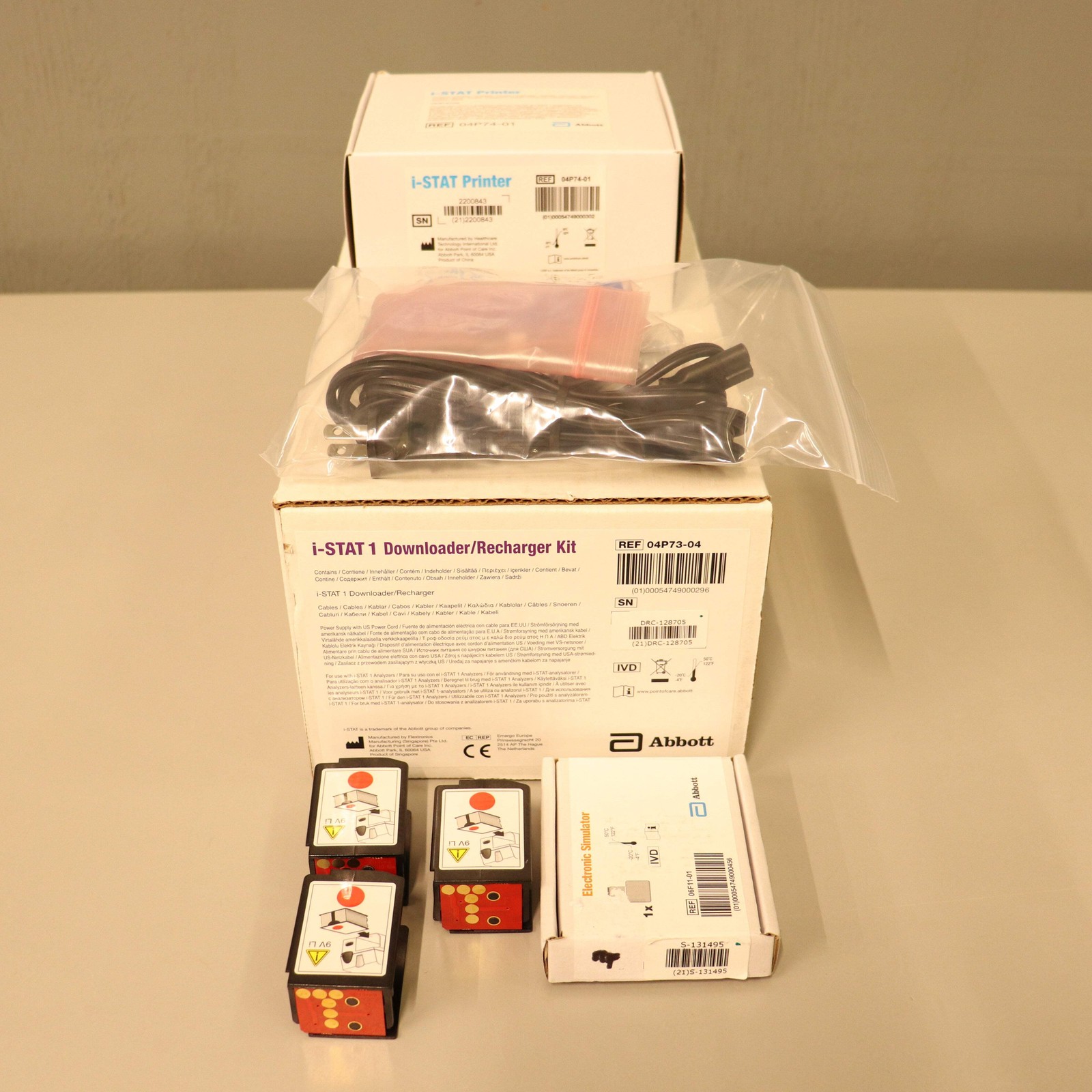 3x Abbott i-STAT 1 300W Wireless Blood Analyzer System w/Accessories