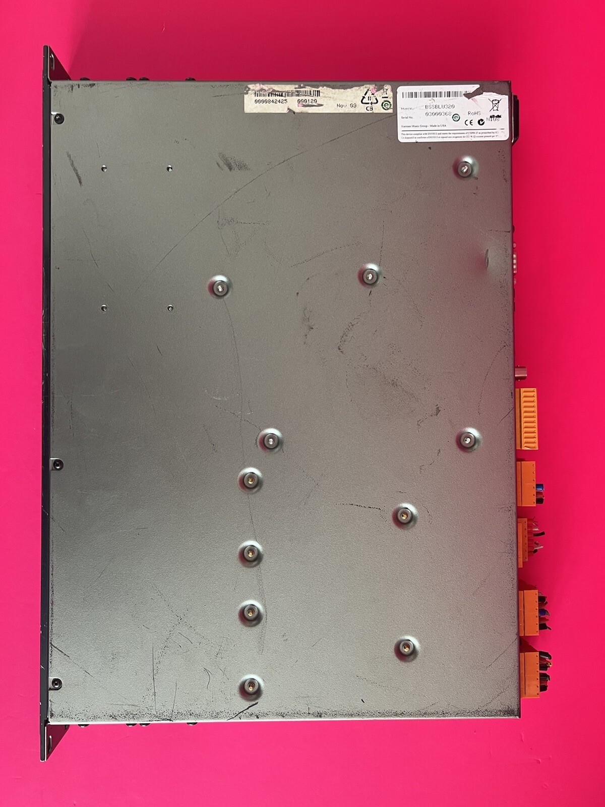 SoundWeb London BSS BLU-320 Signal Processor- READ