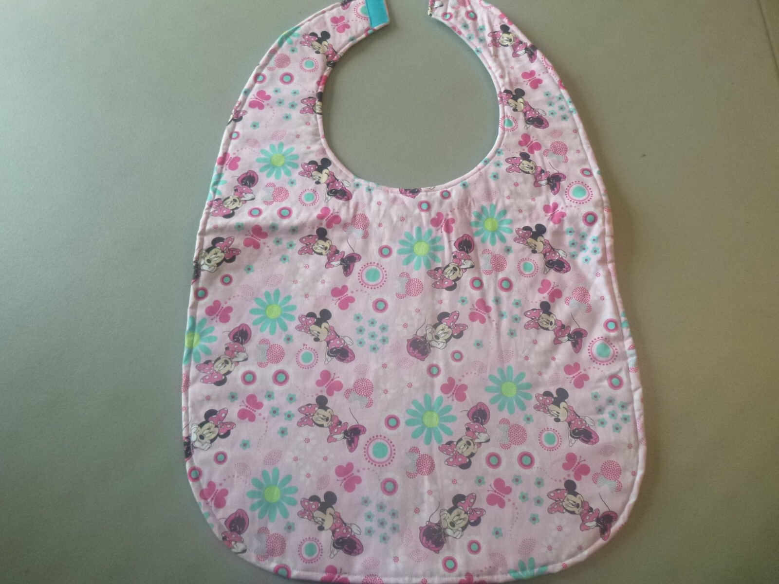 Adult Bib/Clothing Protector double thickness with Quilted Diamond Backing