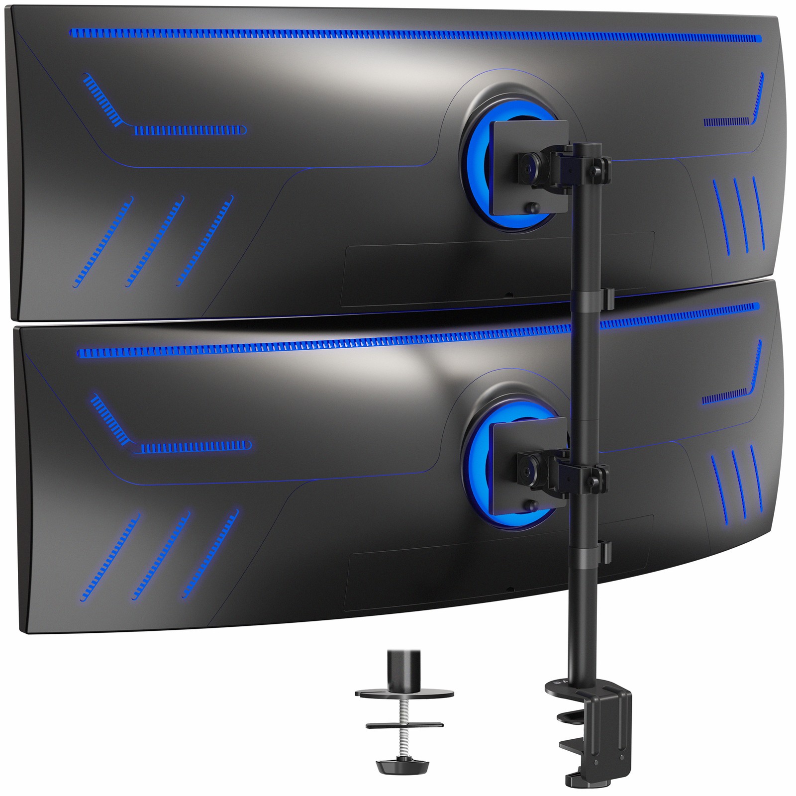 VIVO Dual Ultrawide Monitor Desk Mount, Stand for 2 Computer Screens up to 49"
