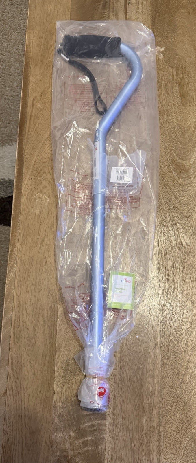 NOVA CANE OFFSET BLUE W/STRAP C1060BL 4'11"-6'4" 300 LBS