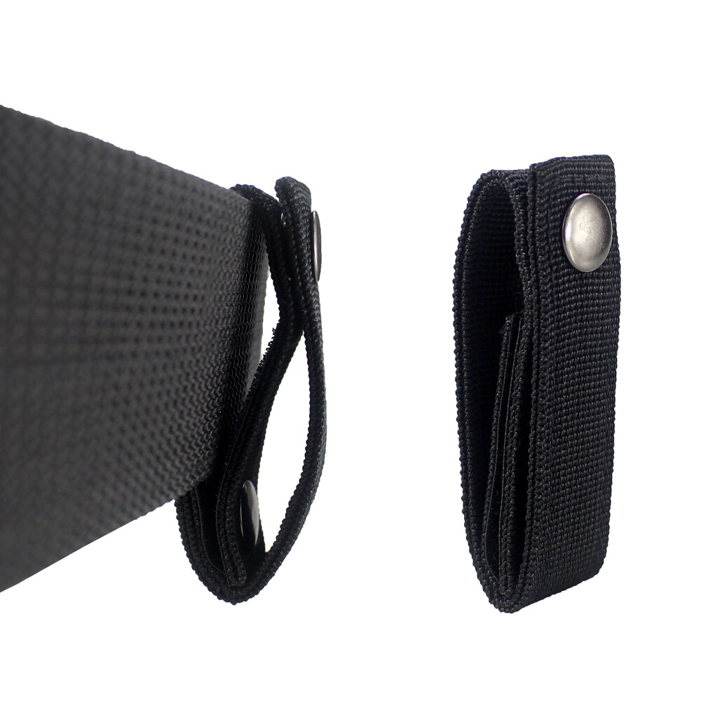 Tactical Duty Belt Molle Handcuff Strap Case 1" Webbing Strap Holder Strong Snap