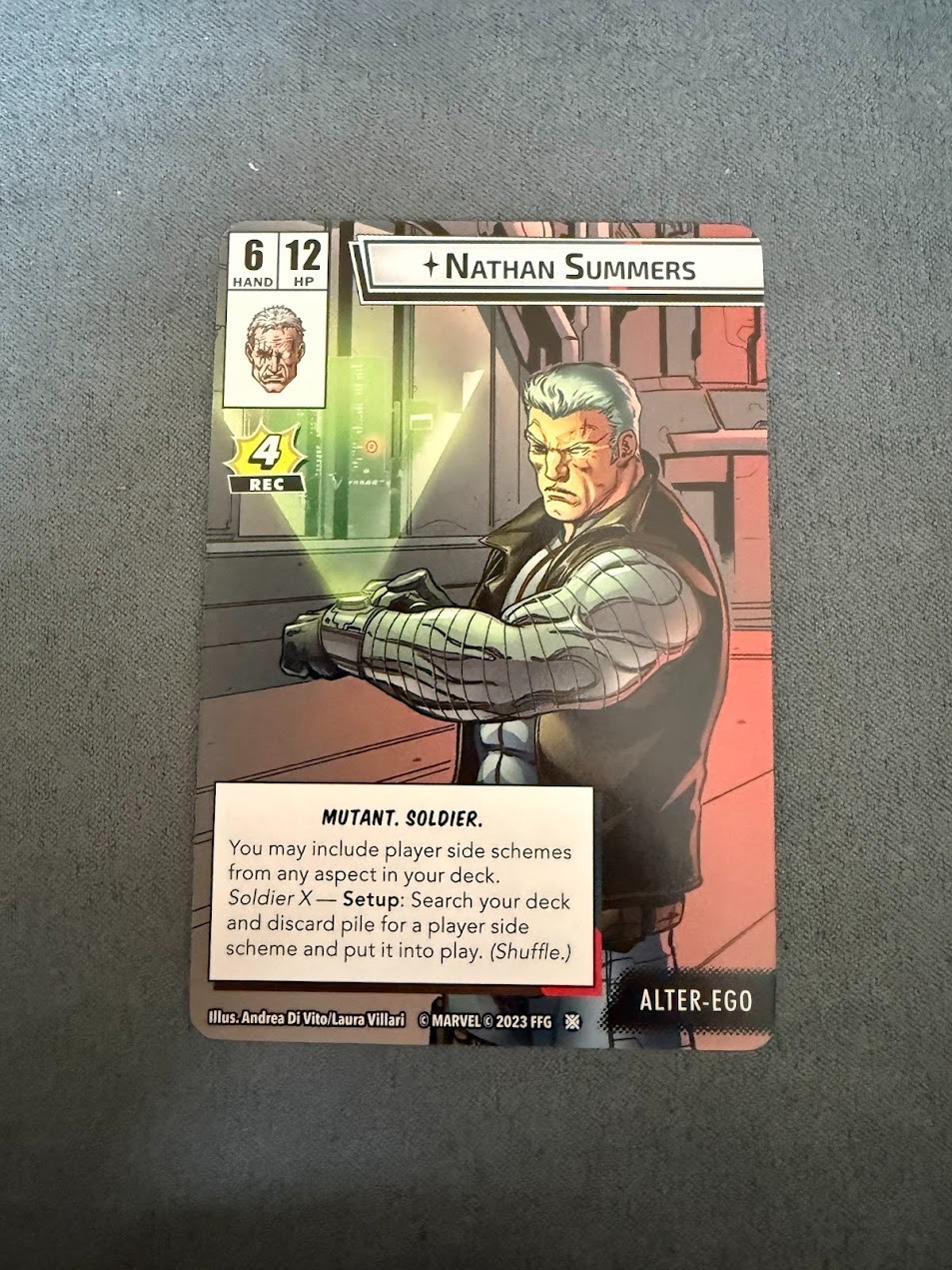 [Marvel Champions LCG] Cable - NeXt Evolution Promo Card - NM