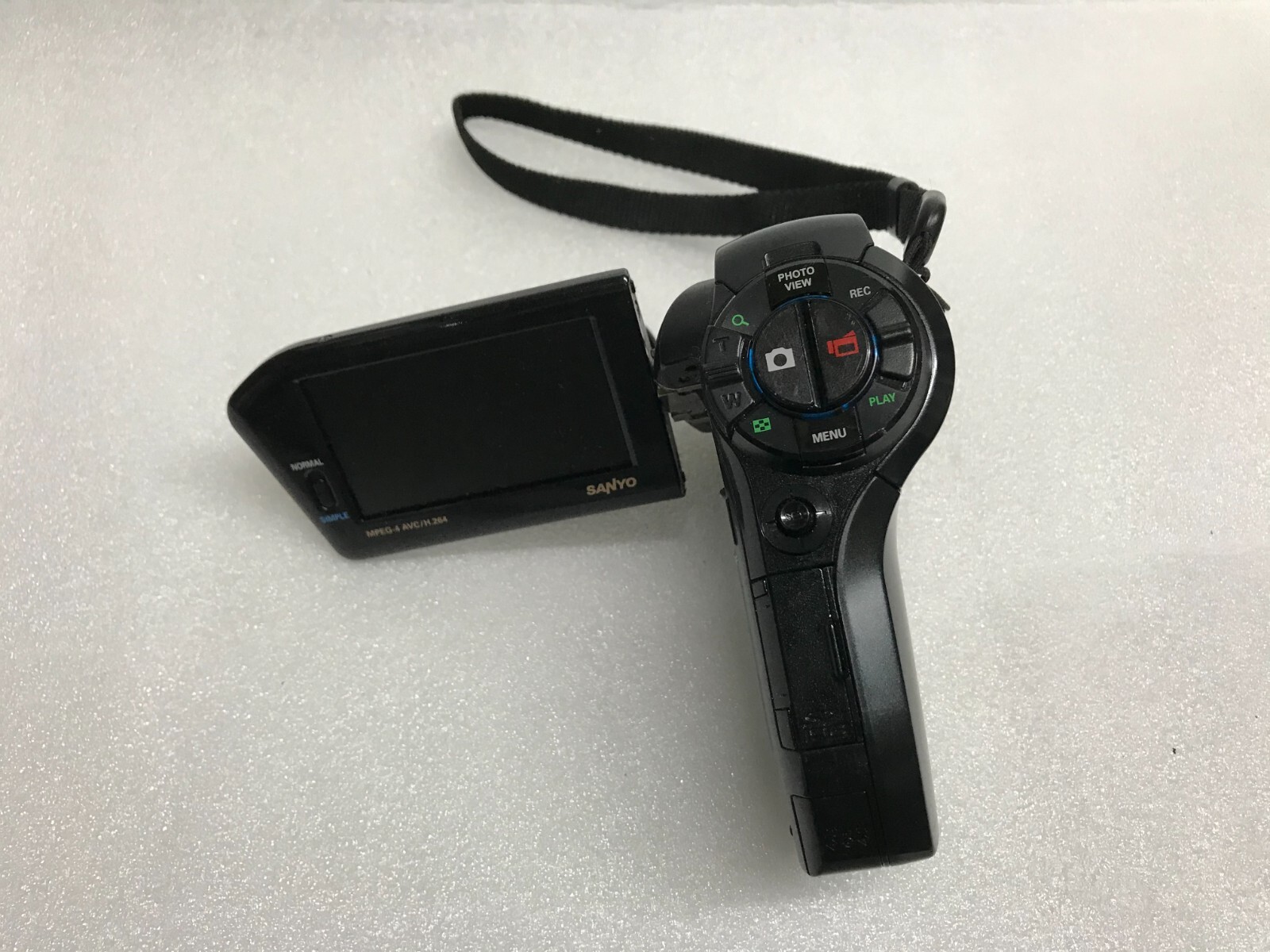 Sanyo VPC-HD1010 Camera- Black POWER BUTTON HAS PROBLEMS