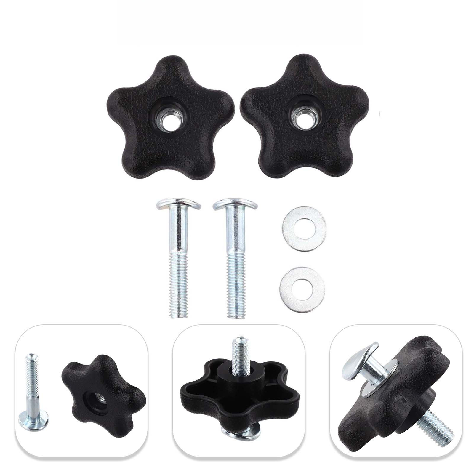 2 Pack For Toro Lawnmower Handle Knobs with Washer and Bolt Replacement Set