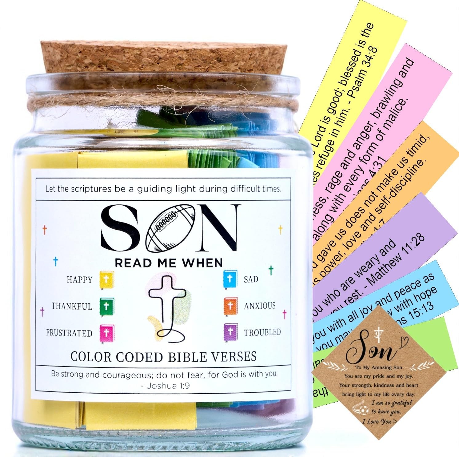 Teen Boy Basket Stuffers, Christian Easter Gift for Young Men Bible For Son