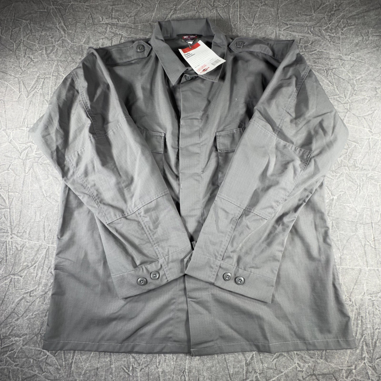 Tru-Spec Shirt Men's 2XL Long Grey Tactical Pocket NEW