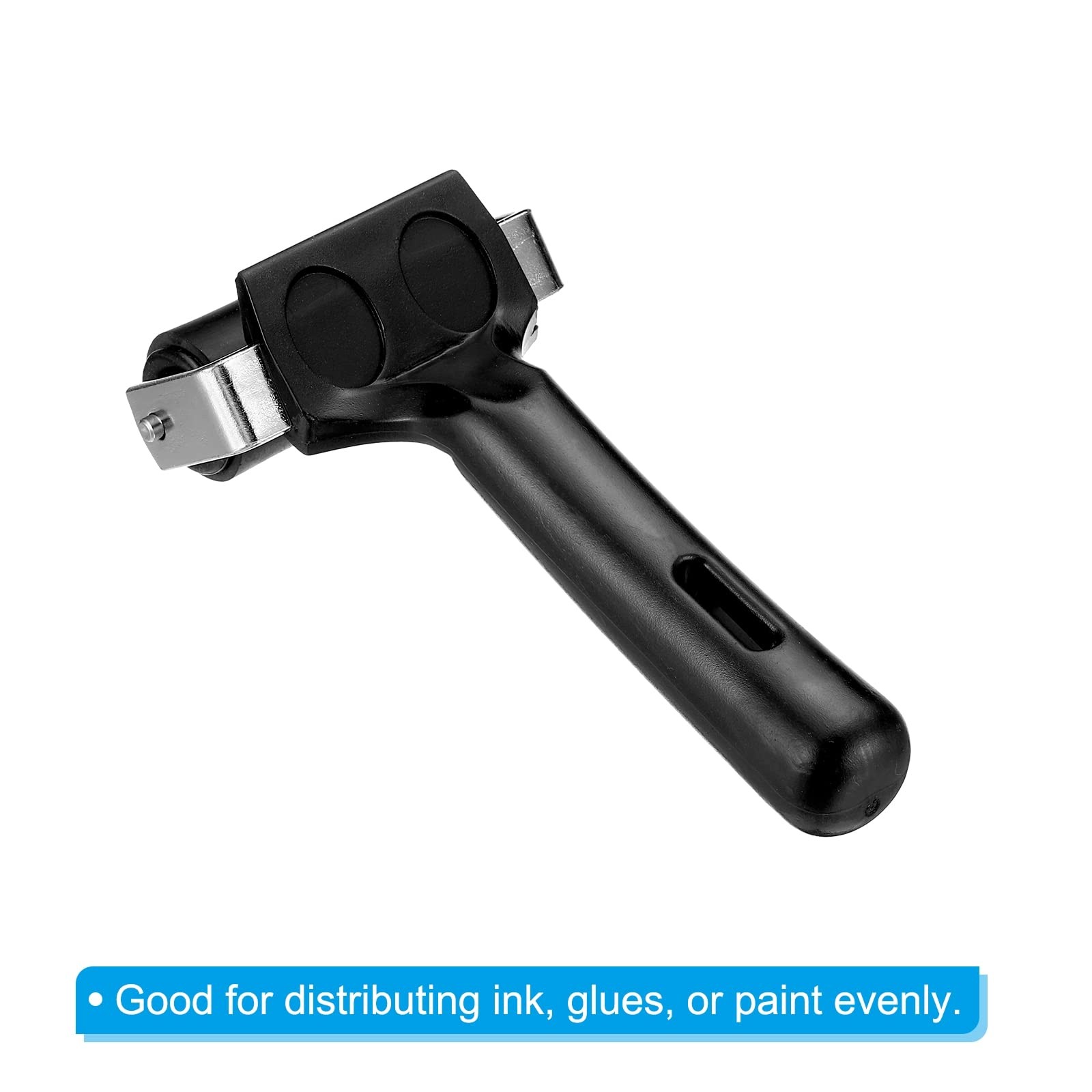 3 Inch Rubber Roller Brayer Tools, Hard Rubber Roller for Printmaking Wallpap...