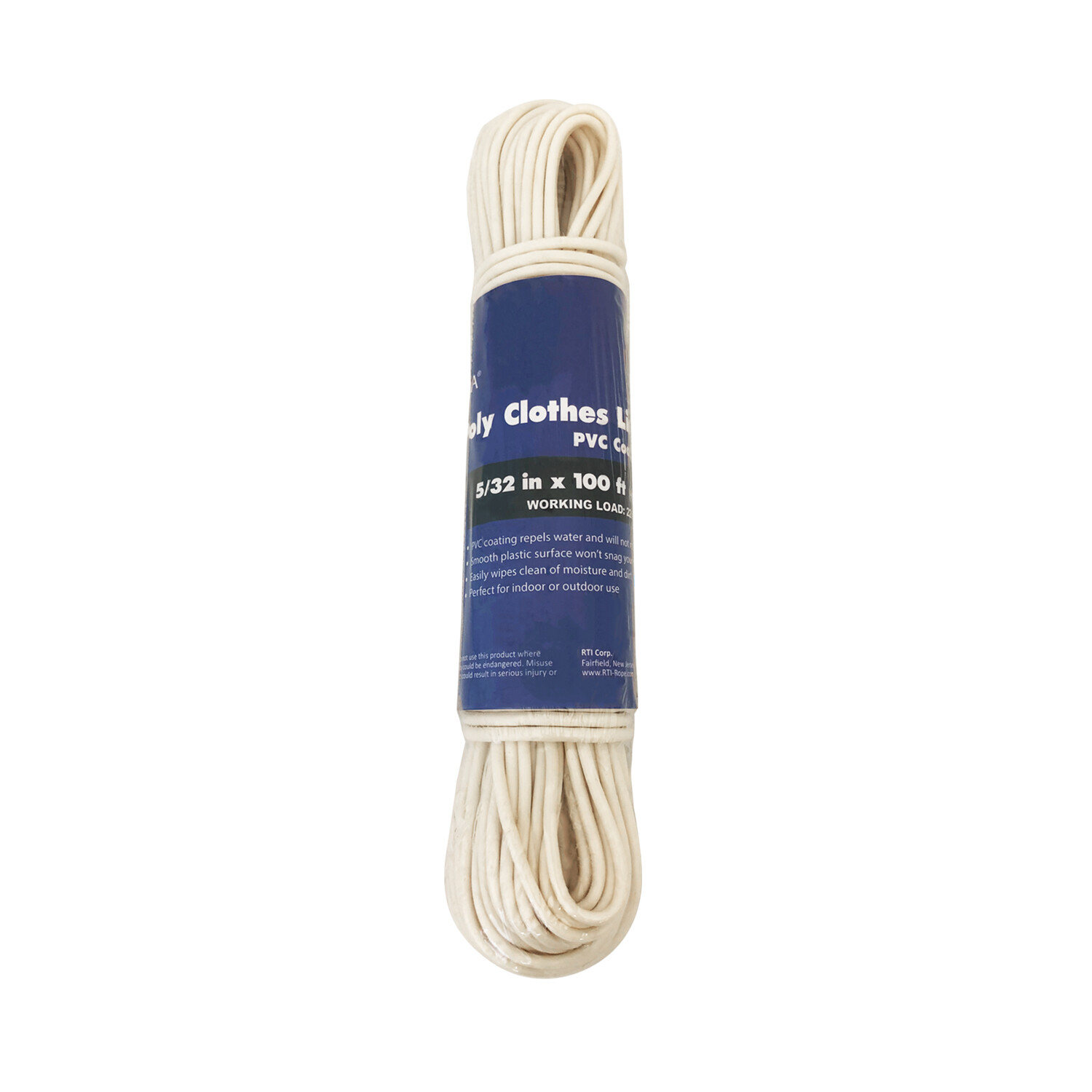 Corda 5/32in x 100ft PVC Coated Poly clothesline (2-Pack)