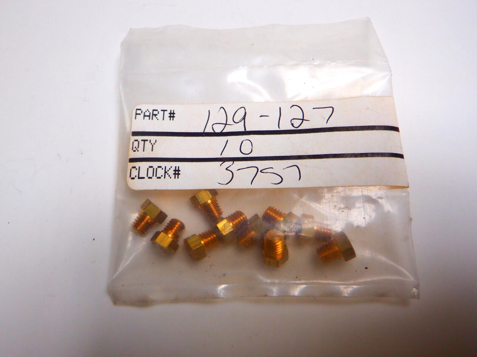 Numatics 129-127 Plug qty 10
