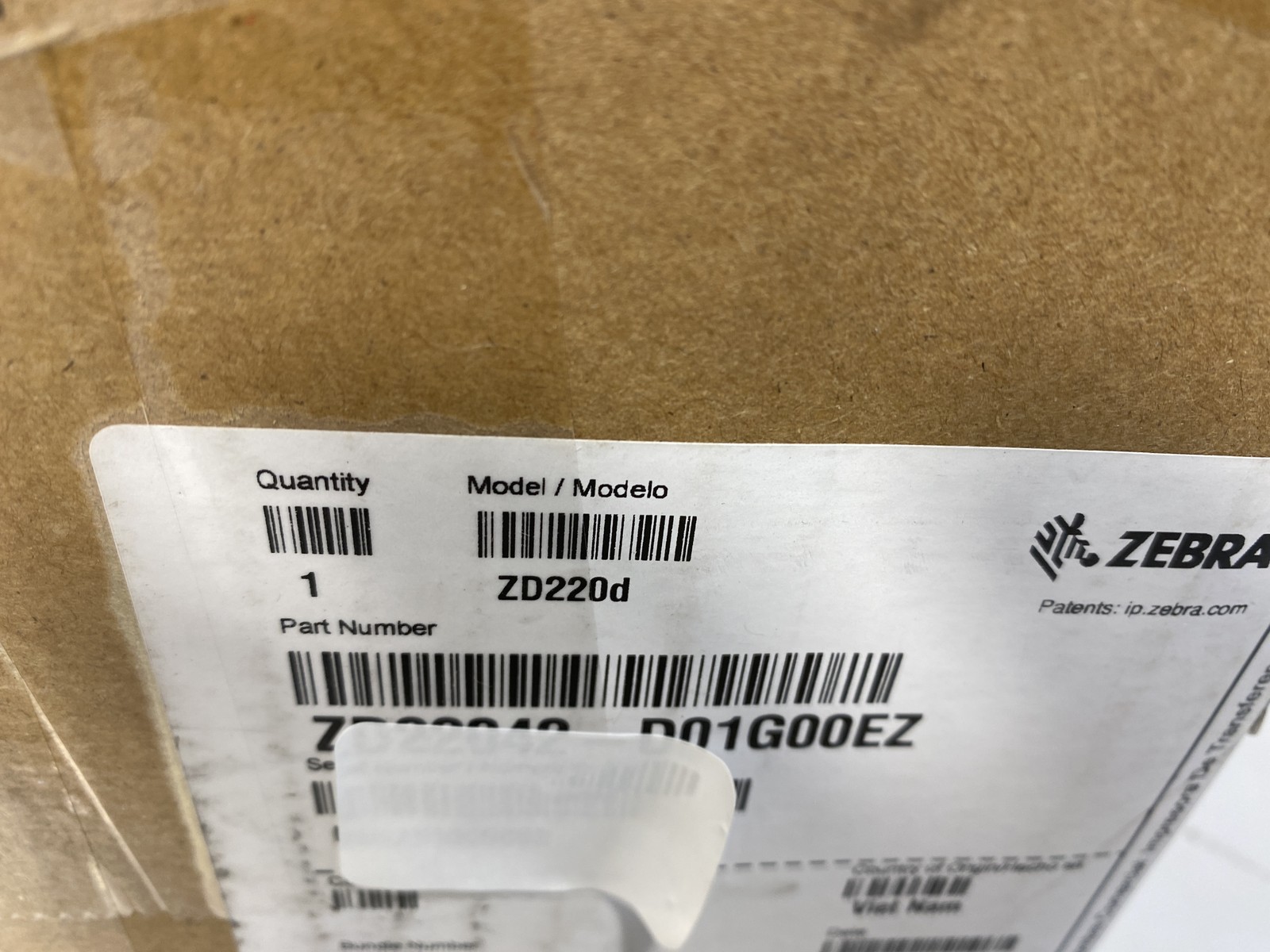Zebra ZD220d Direct Thermal Printer