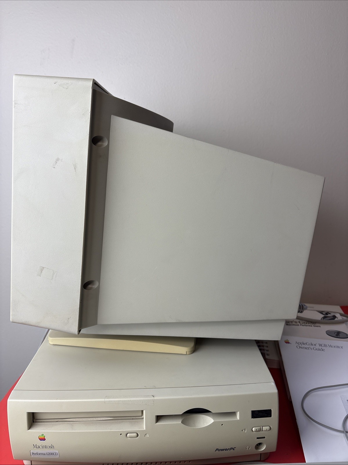 1995 Apple Macintosh Performa 6200CD PowerPC In Box WORKS