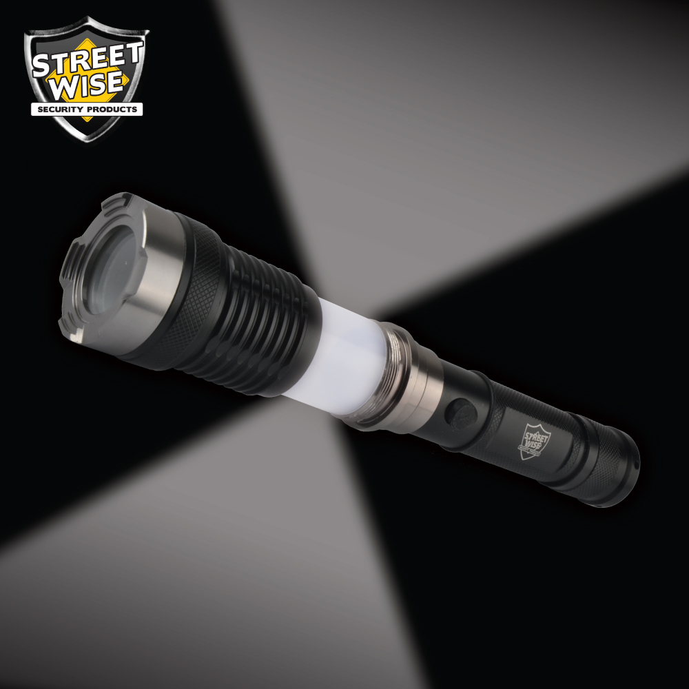 STREETWISE CREE LED RECHARGEABLE FLASHLIGHT WITH TWIST ZOOM-FREE SHIPPING!