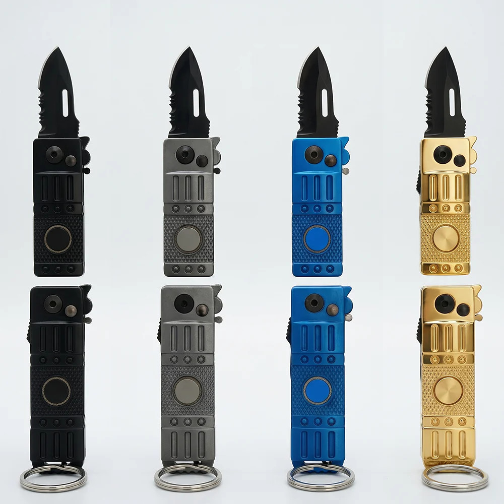 2-in-1 EDC Keychain Lighter & Utility Tool | Refillable Pocket Multitool