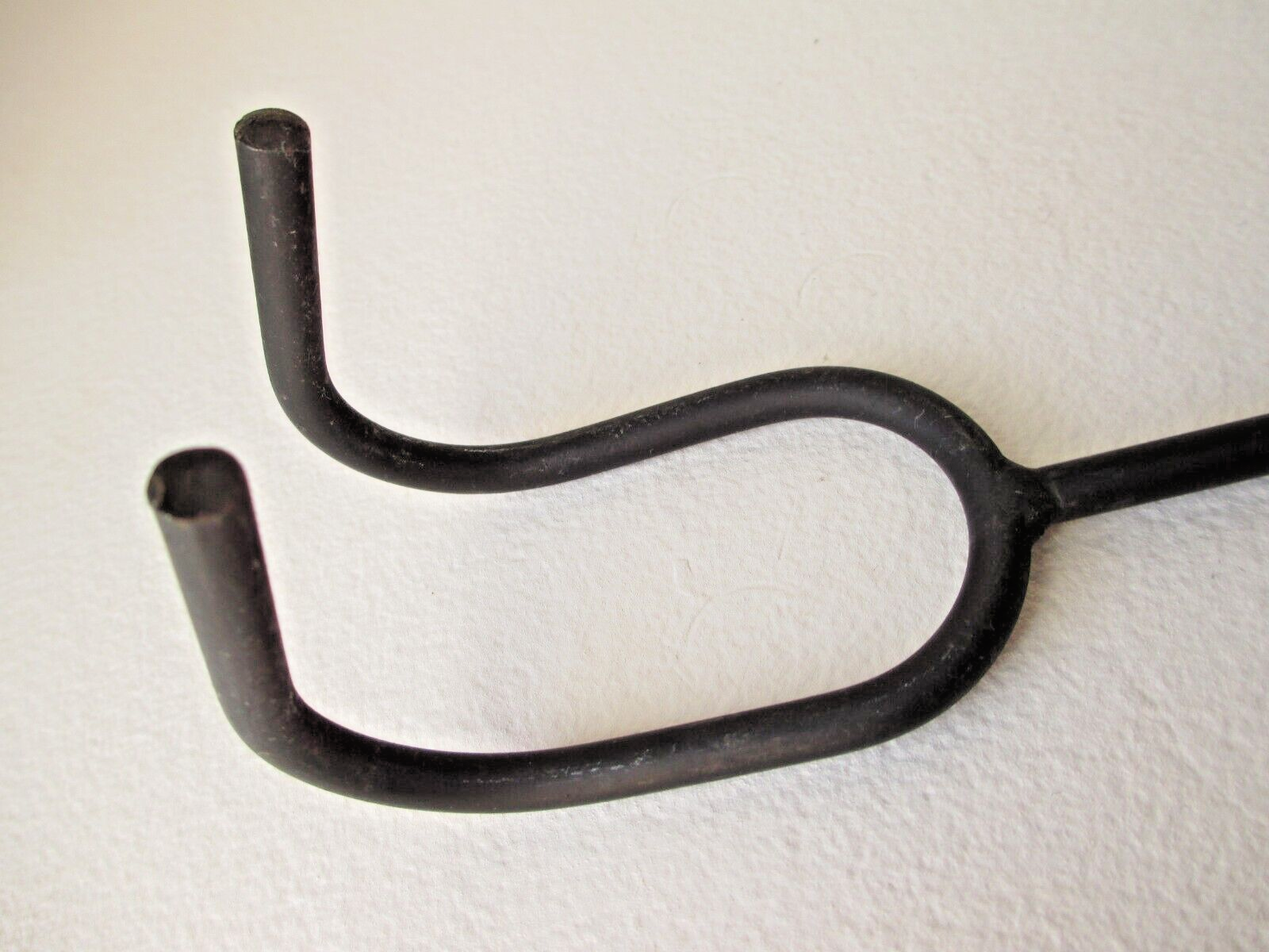 USED Unknown Unbranded Factory Approx. 23" Long Hooked Fork Tool W/ Loop Handle