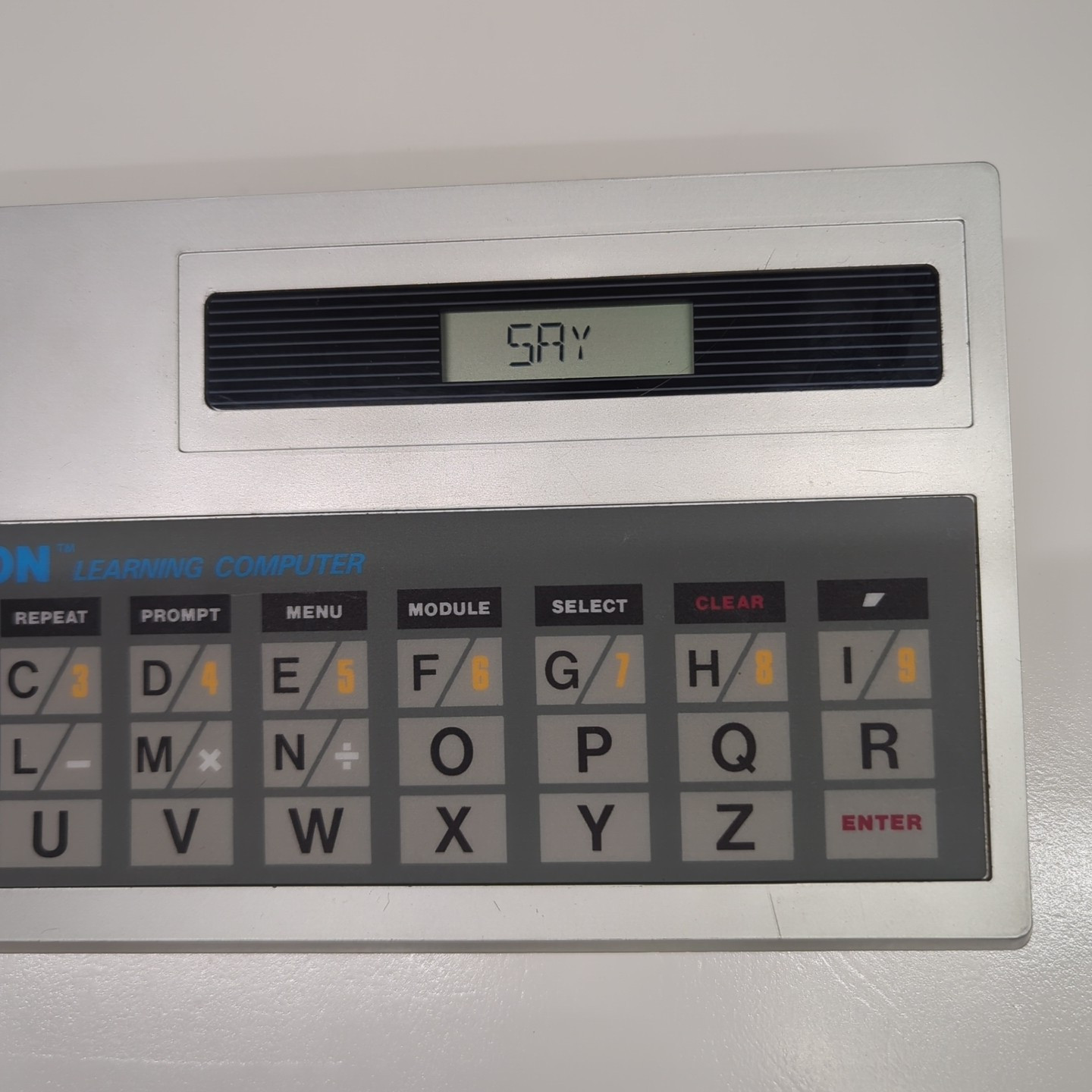 Vintage Sears Talkatron Learning Computer Talking Math Spelling Tiger 1985