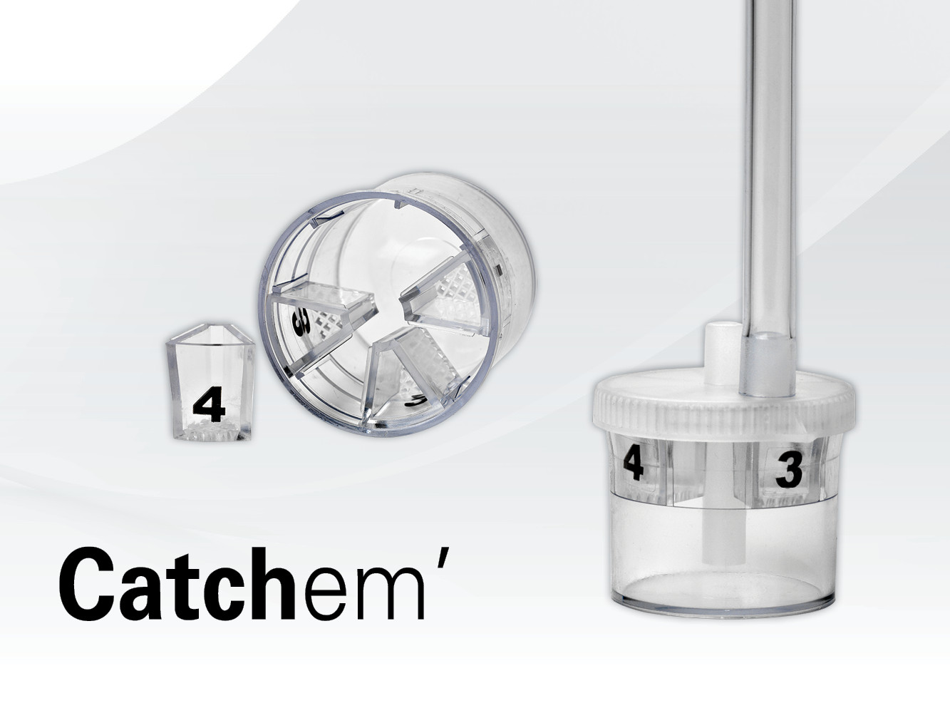 *Lot of 12* Olympus ET2211 EndoT Catchem Polyp Trap 4 Chamber Removable NEW