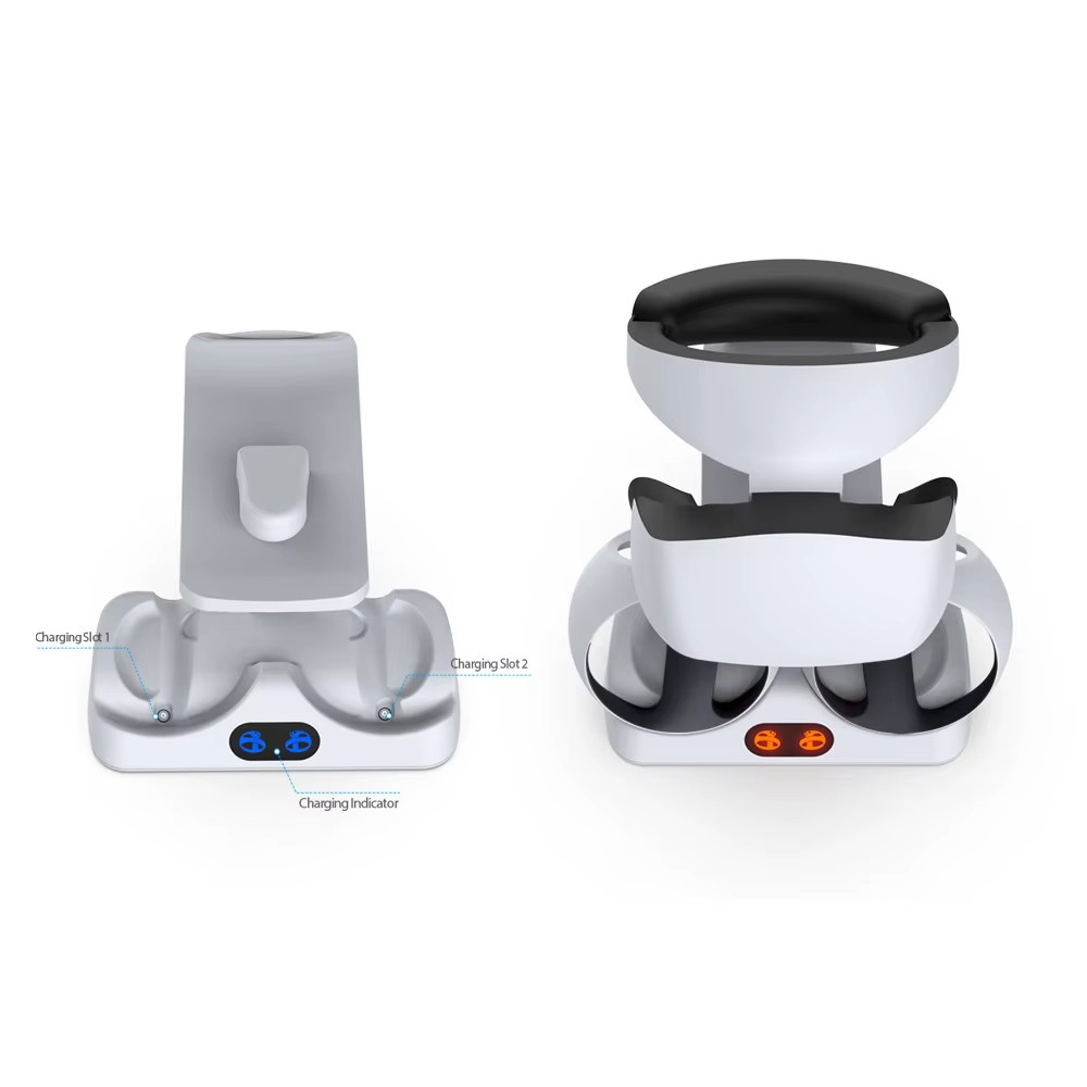 Controller Charging Station With Indicator Lights for PS5 VR2