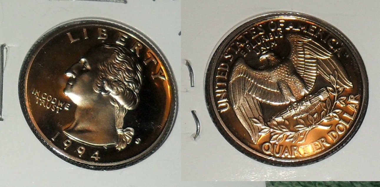 RFM 58562 Washington Quarter 1994 S Proof