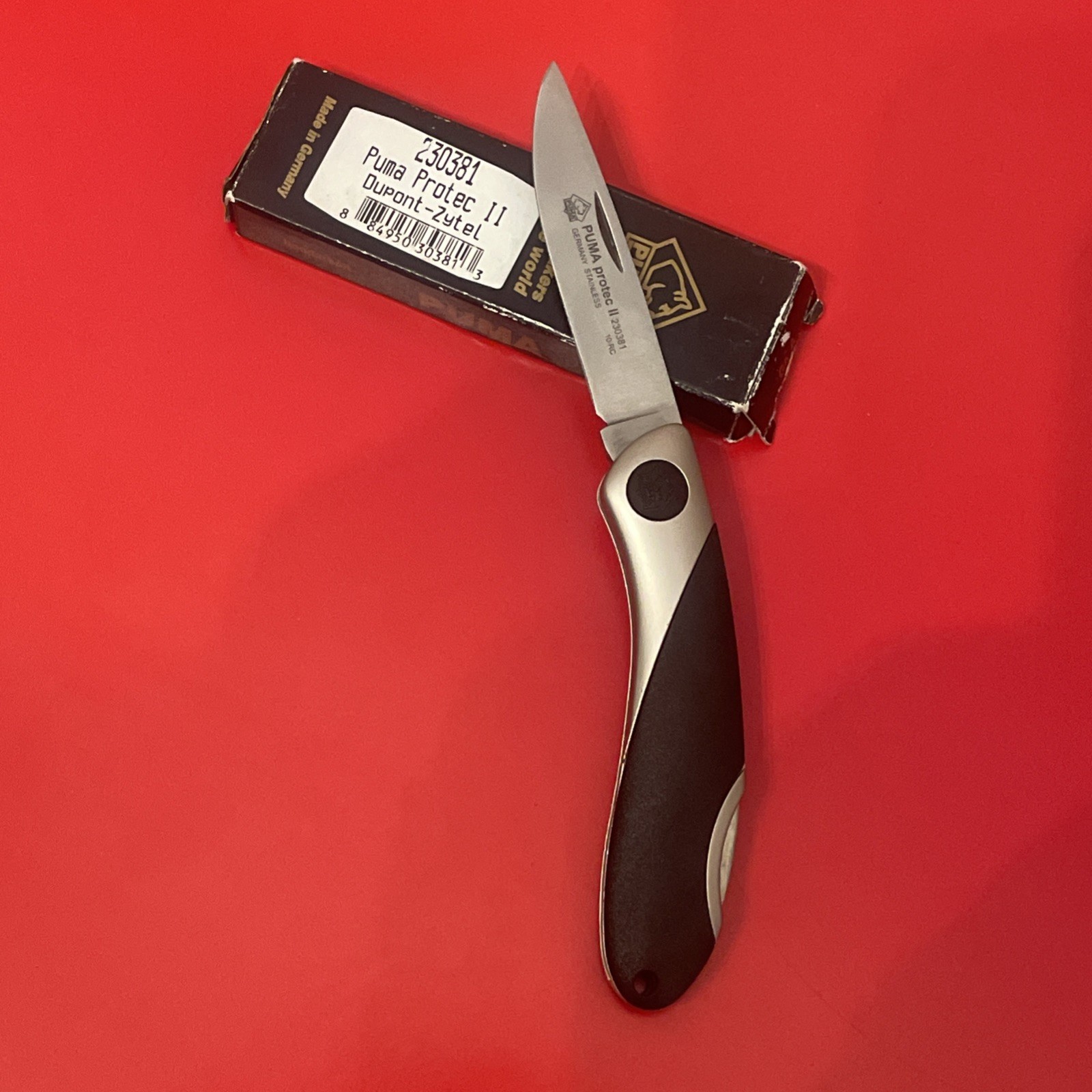 PUMA Knife PROTEC II 230 381  Made In Germany UNUSED New in Box!