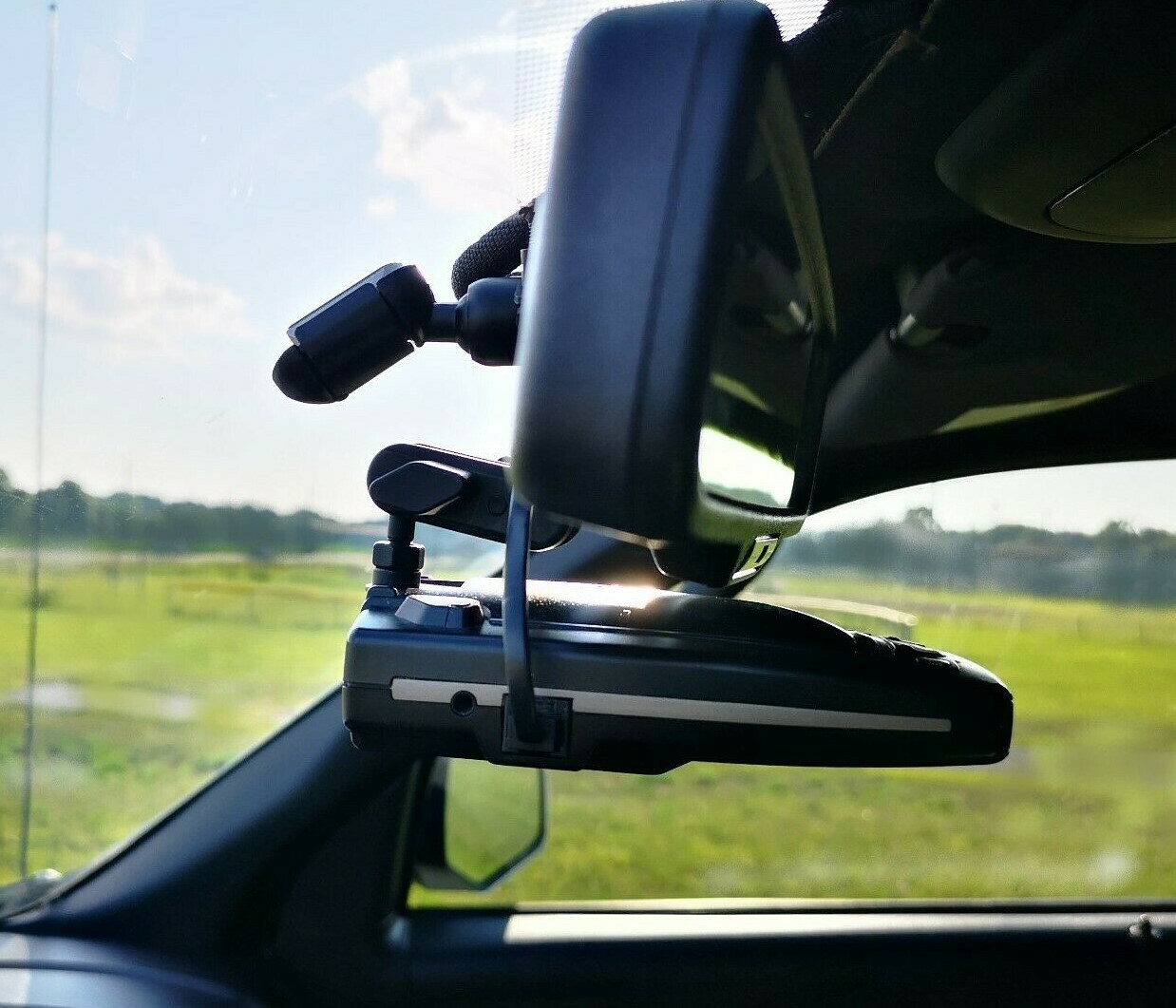 COBRA Radar Detector Alloy Mirror Mount Attachment Bracket (CBR-C)