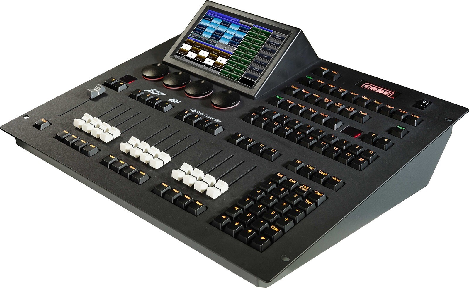 dj club lighting Code ADV800 Console  DMX512  channels light controller w/case