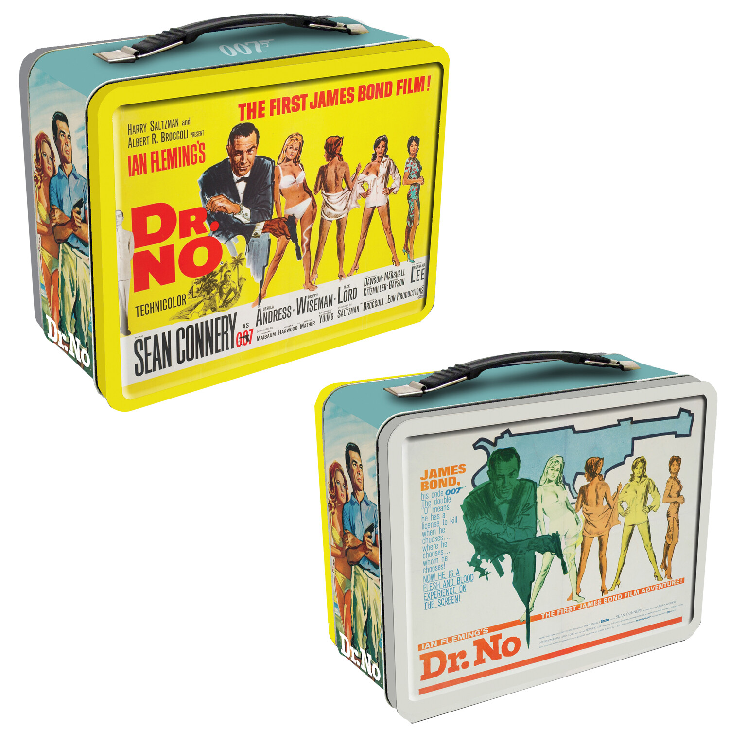 James Bond 007 - Dr. No - Tin Tote - Full Sized Lunchbox