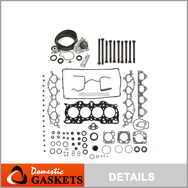 Head Gasket Set MLS Timing Belt Kit Water Pump Fit 96-01 Acura Integra B18B1