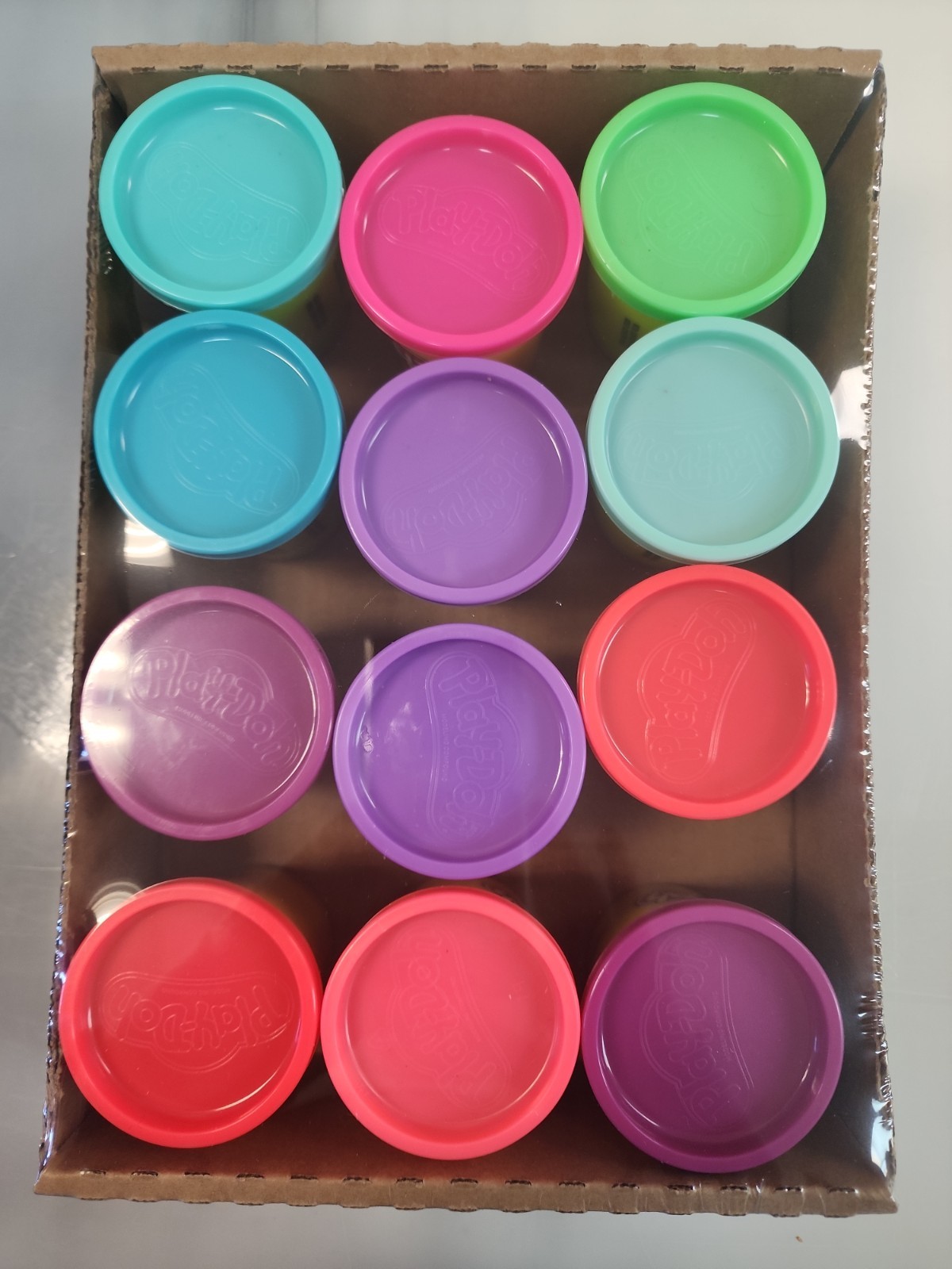 Play-Doh Jewel Colors Bulk 12 Pack 4oz Cans Modeling Compound Set