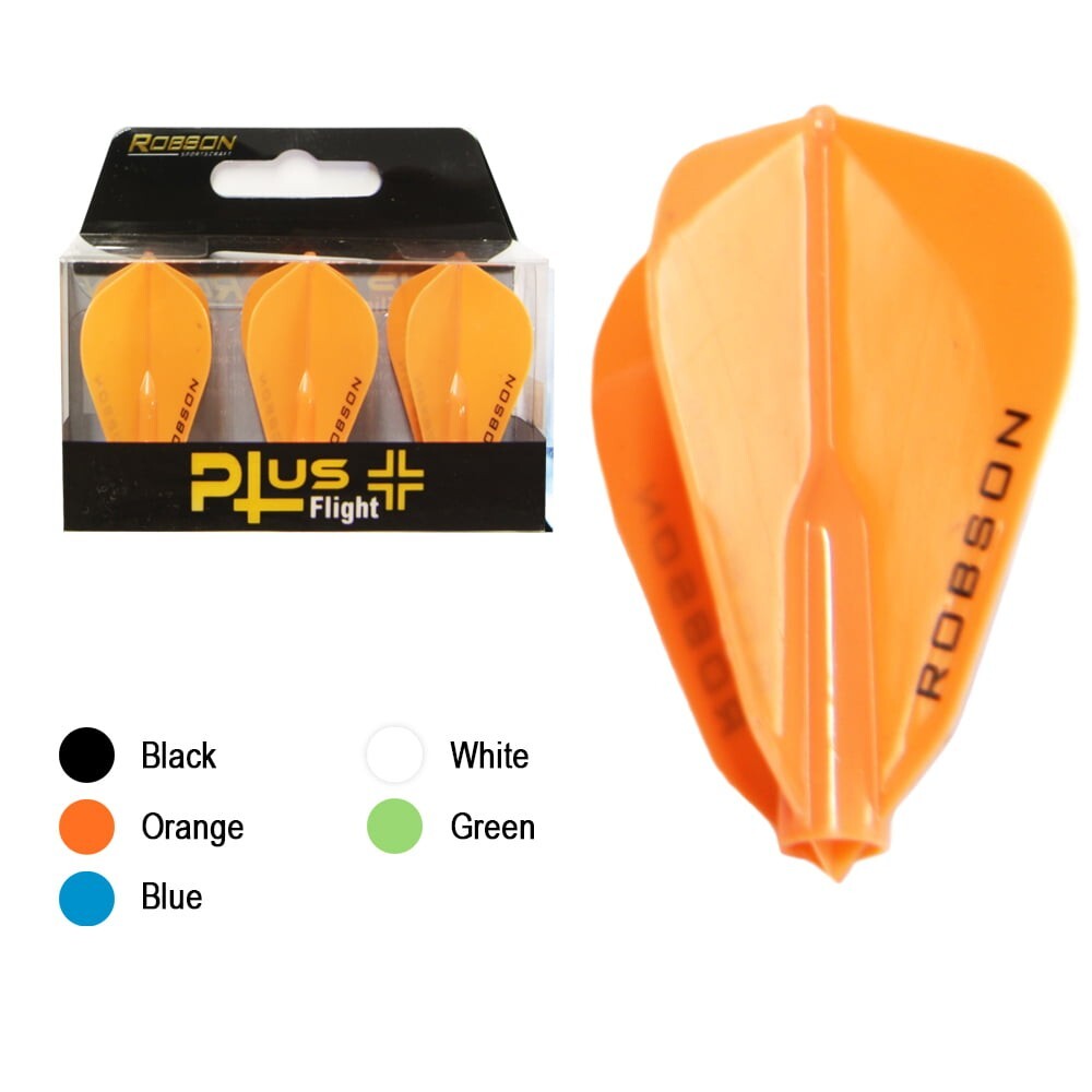 Robson Plus Dart Flights System F-Shape no need for rings or springs