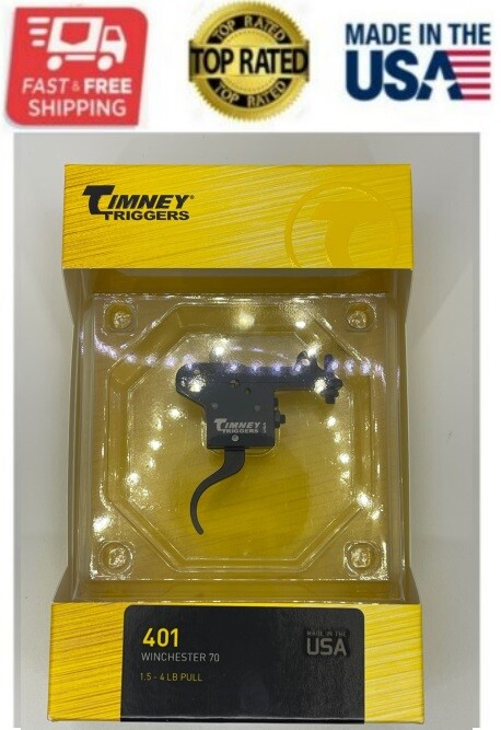NEW TIMNEY TRIGGER 401 FOR WINCHESTER 70 M70 ADJUSTABLE 1.5 to 4 LBS PULL