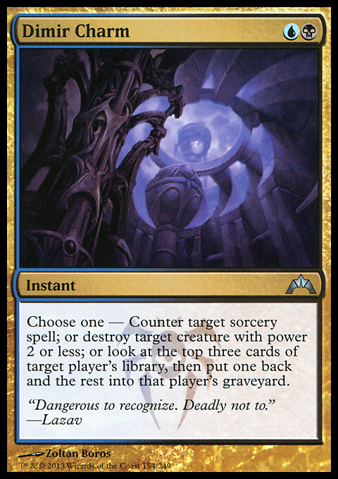 Magic the Gathering MTG Dimir Charm (154) Gatecrash   LP