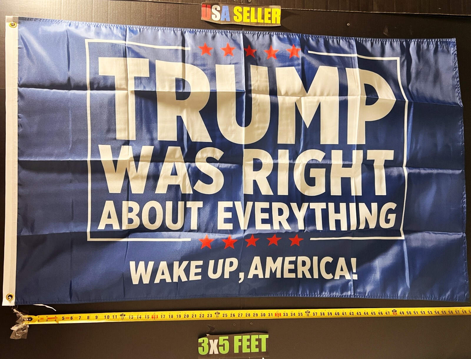 Donald Trump Flag FREE USA SHIP Fire Biden E Beer Man Cave America USA Sign 3x5'