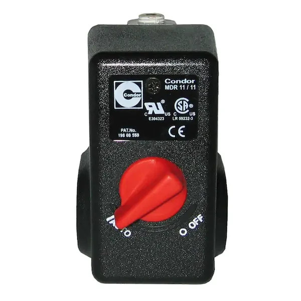 CONDOR MDR 11 / 11 EA PRESSURE SWITCH 26 AMPS 120 / 240 VOLTS 120-155 PSI