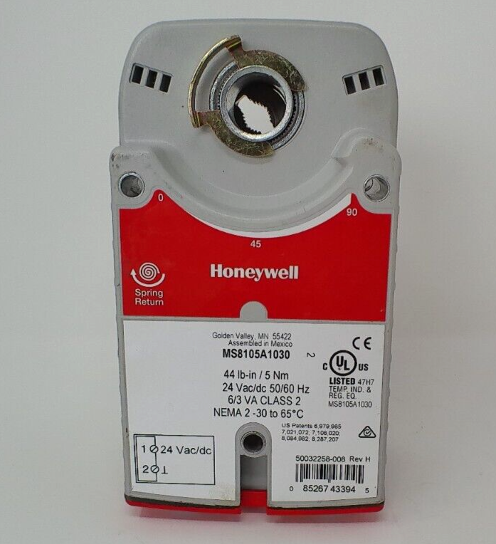 Honeywell MS8105A 1030 Spring Return Damper Actuator