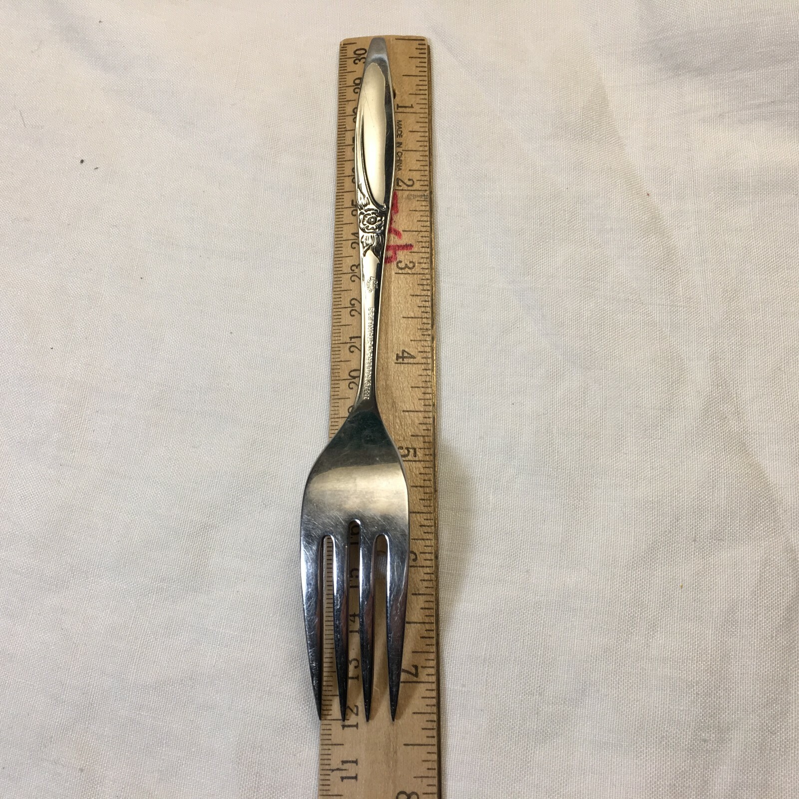 Salad Fork HIGHLAND ROSE 1881 Rogers Stainless Oneida Ltd