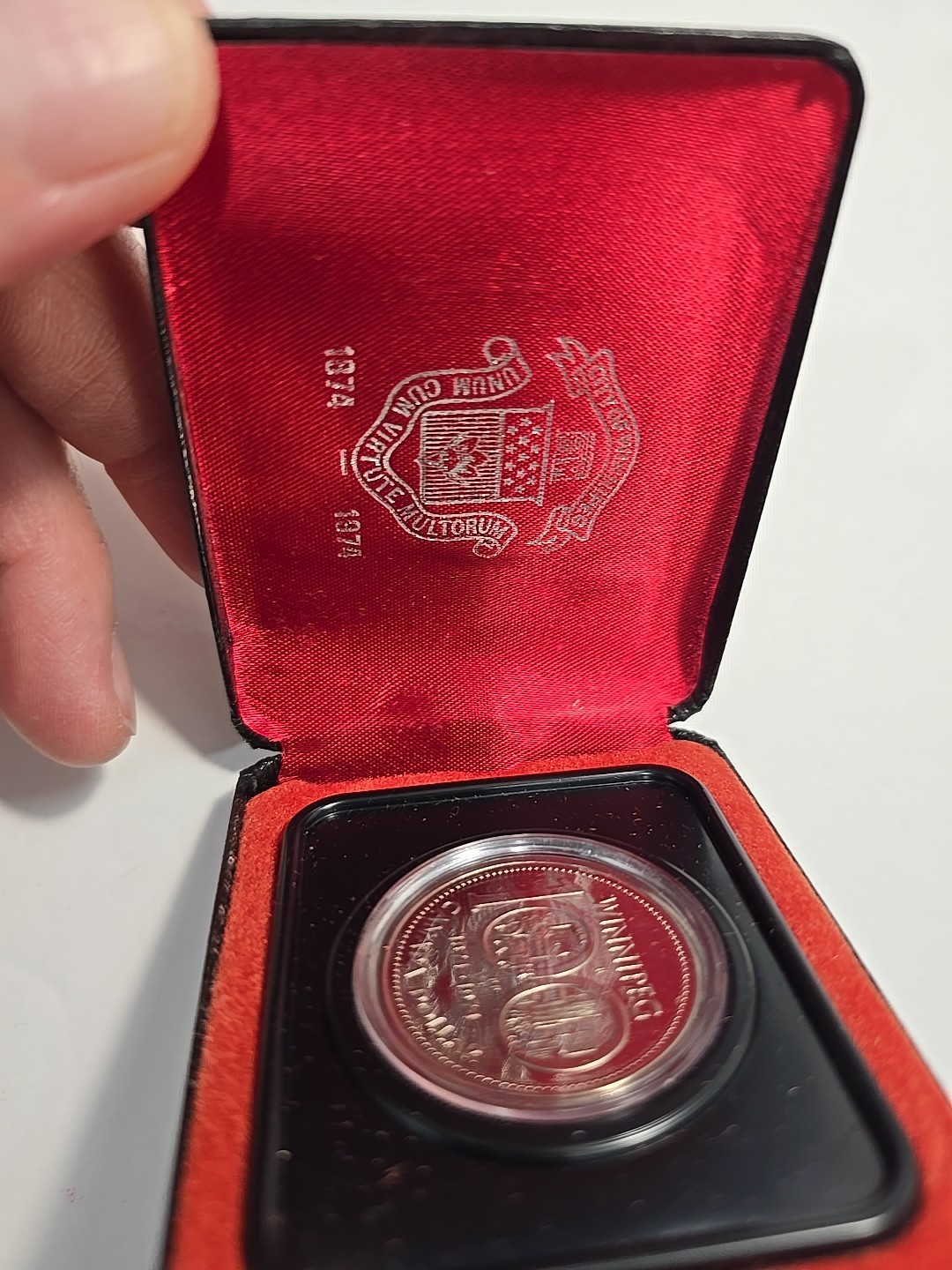 1884-1984 Canada Proof Dollar .500 Silver Winnipeg