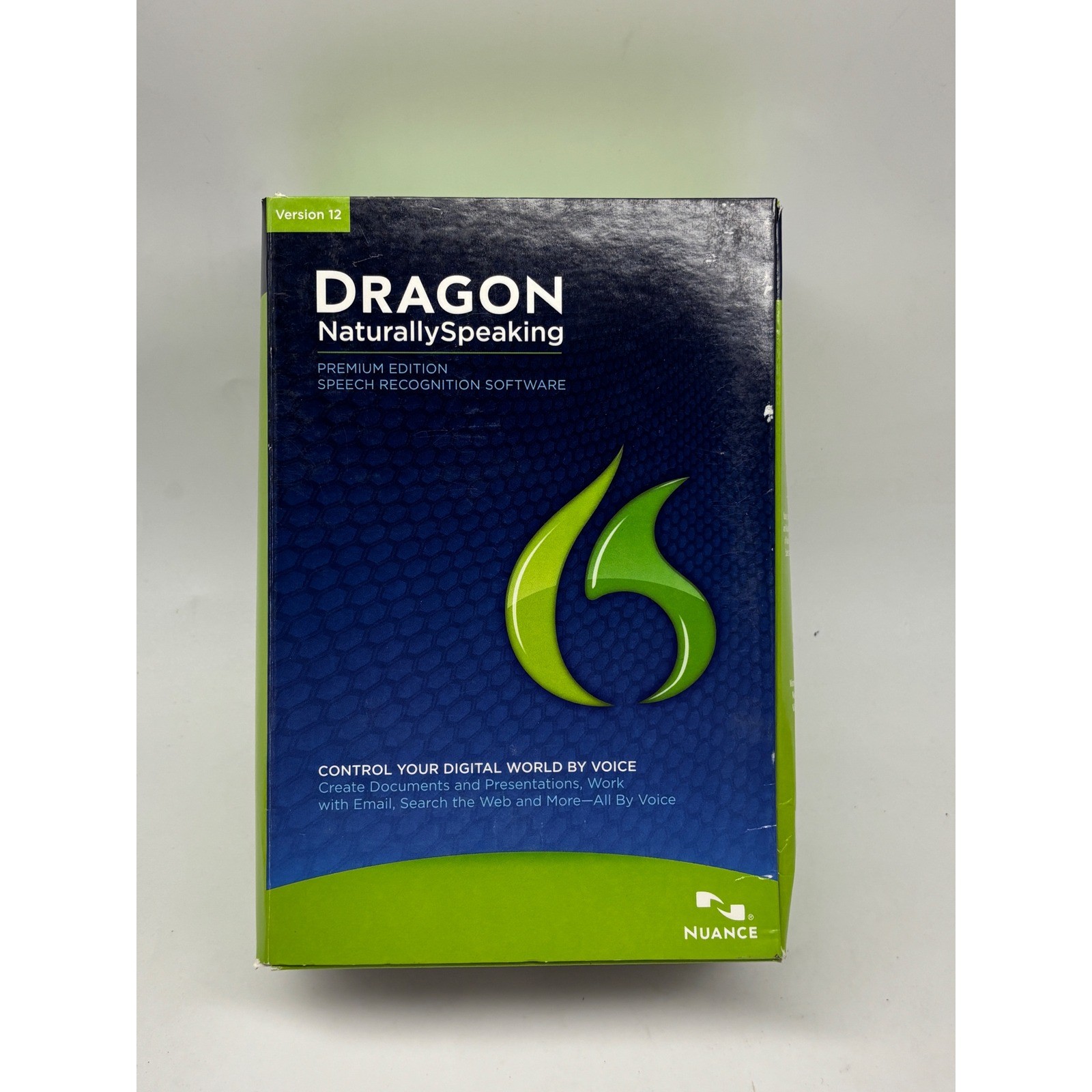 Nuance Dragon NaturallySpeaking Premium 12 Speech Recognition Software Windows