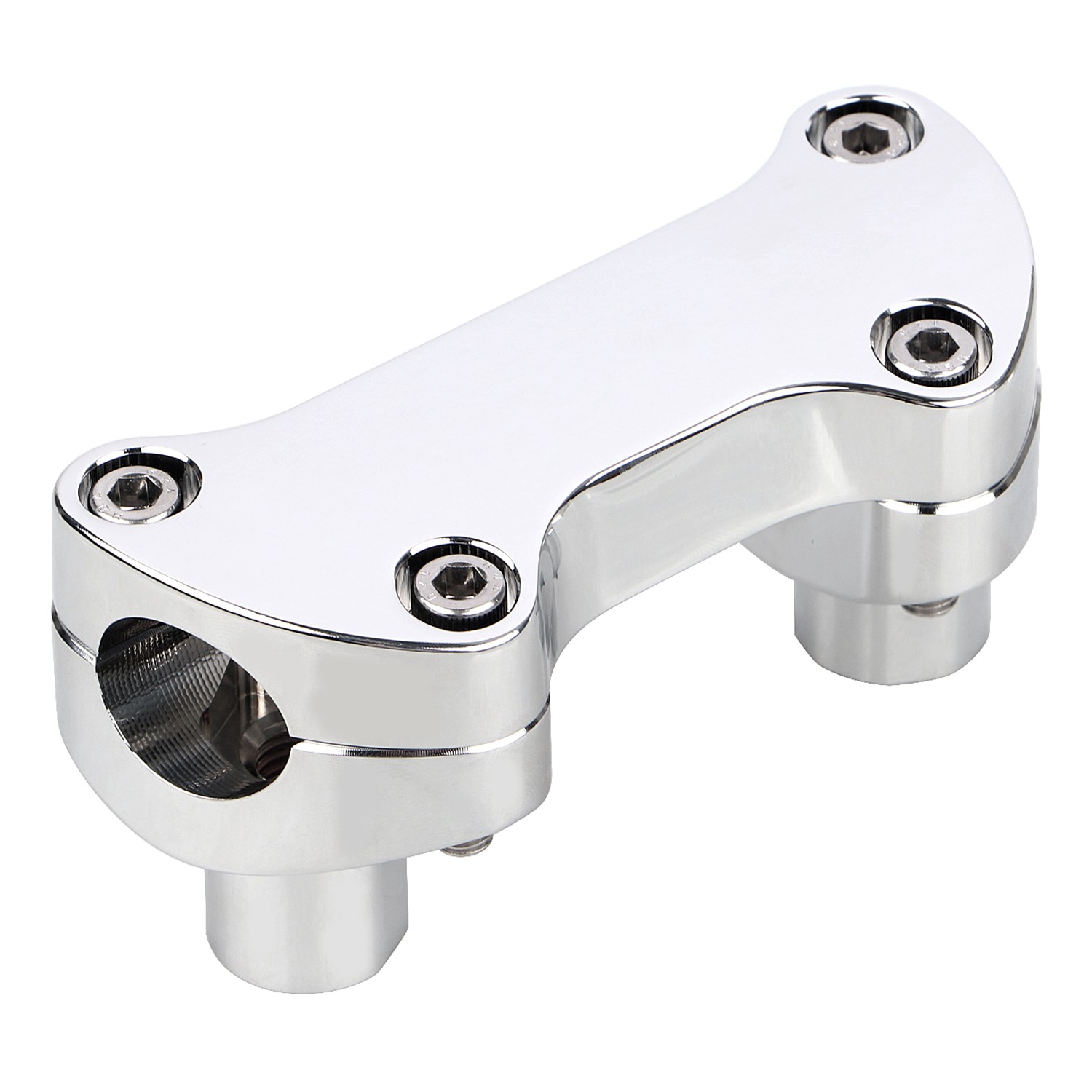 1.7" Tall Handlebar Riser Top Clamp For Harley Road Glide Dyna Low Rider Softail