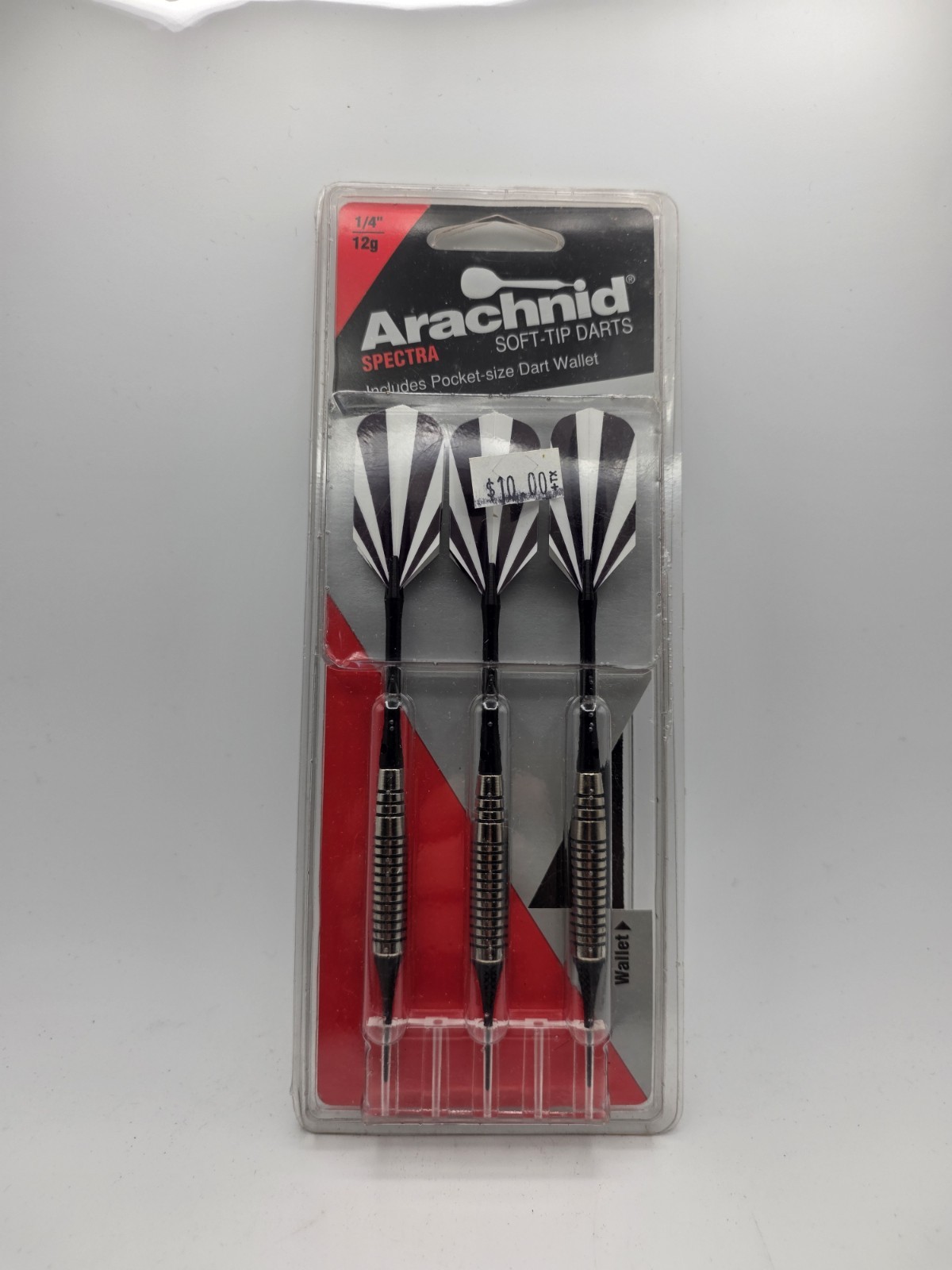 Vintage Arachnid Spectra Soft Tip Darts with Dart Wallet - 12g -