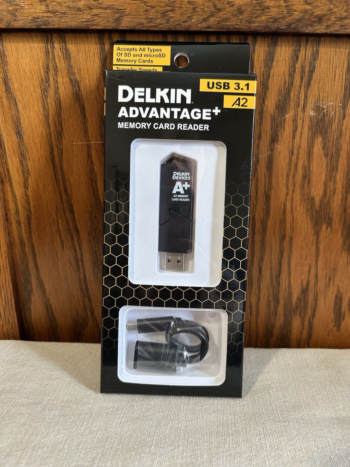 Delkin Advantage+ USV 3.1 A2 Memory Card Reader