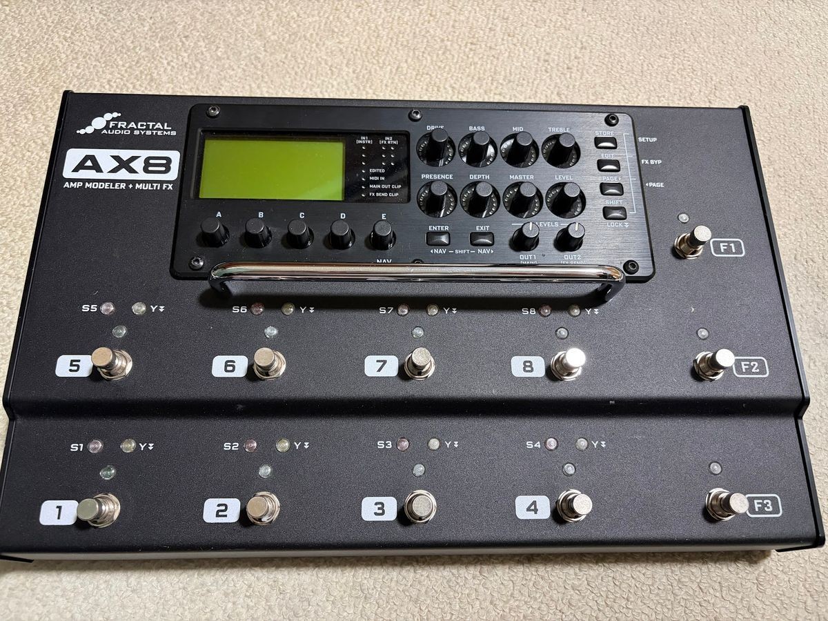 Fractal Audio AX8 Amp Modeler Multi Effects Guitar Processor Tested Japan