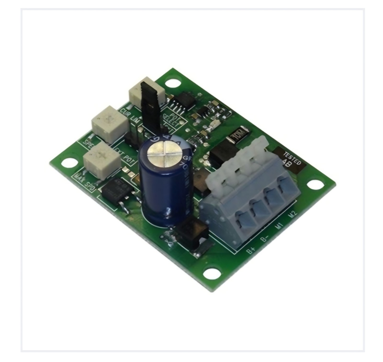 Minarik Drives DC6-12/24-1Q Motor Controller, 12/24VDC Input, 12/24VDC Out